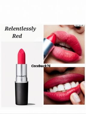 🌺Mac Relentlessly Red Retro Matte Lipstick
